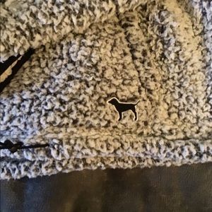 Victoria Secret Pink Sherpa Half ZIp